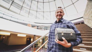 Jason Stern with Lunchpail Award