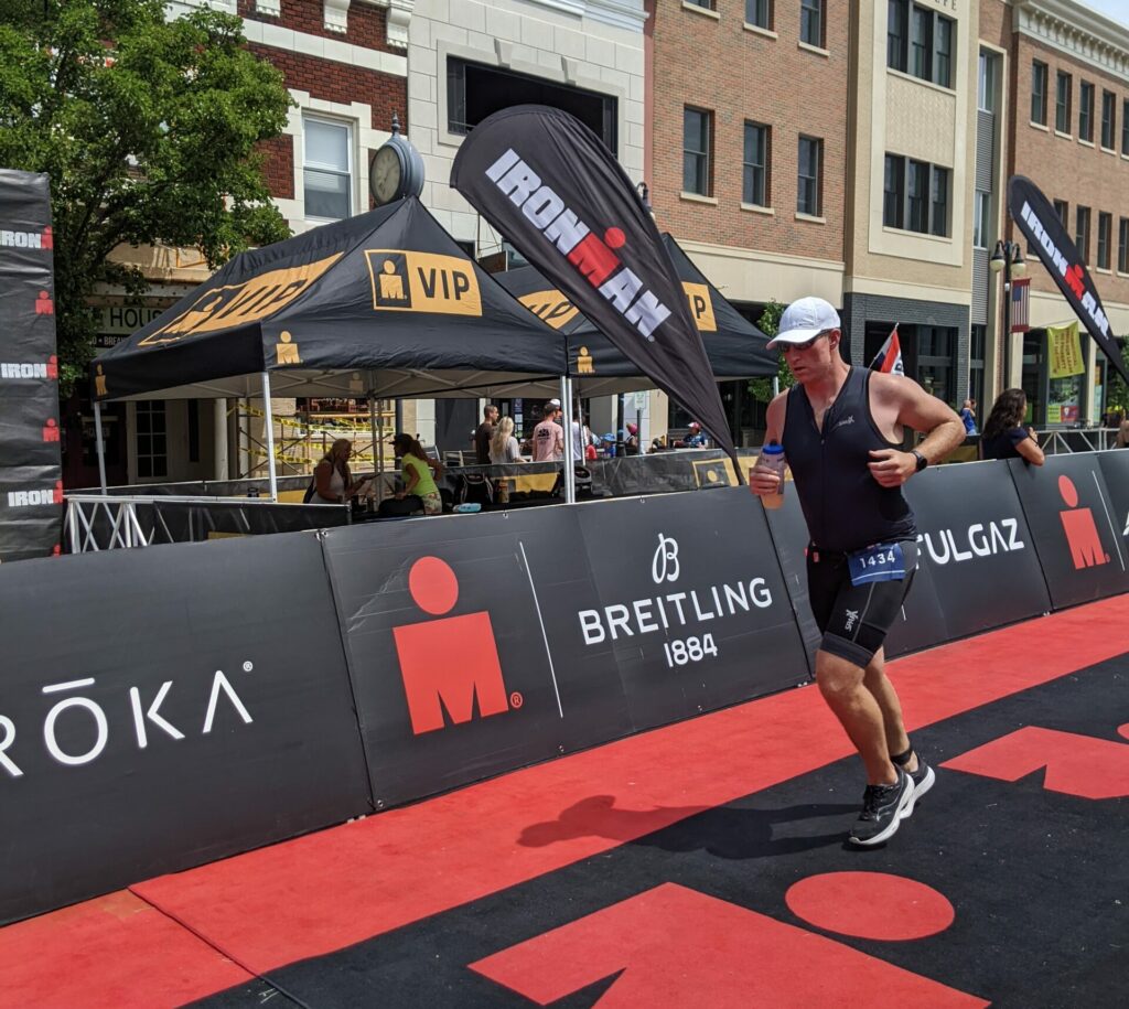 Bobby Wright competes in his first Ironman Triathlon