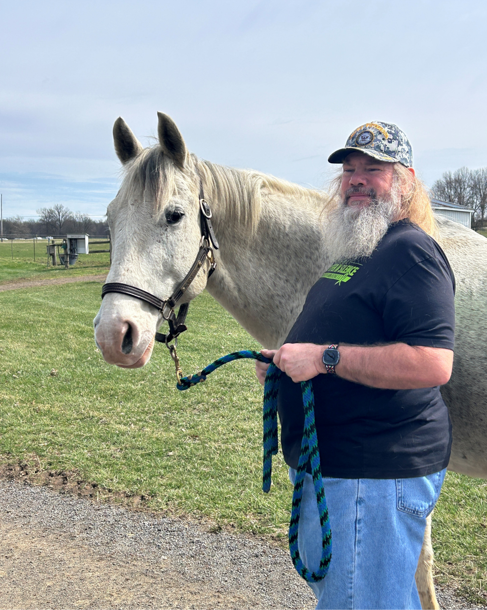 Veteran experience equestrian program.